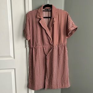 Vero Moda tie waist dress size medium retro house dress casual